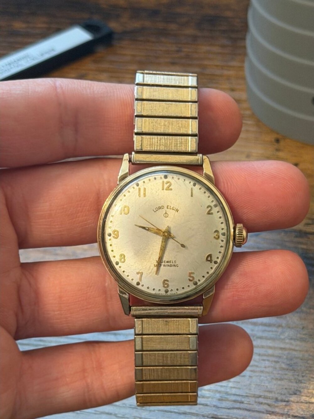 Lord Elgin 30 Jewels Self Winding Mens Watch